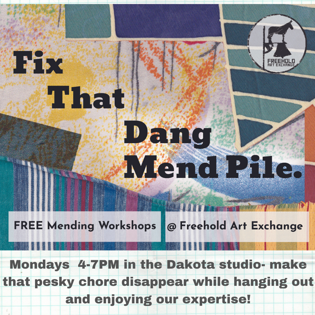 Free mending workshops in July and August
